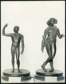 [Zwei Bronzestatuetten - sog[enannt] Alexander und Dionysos]