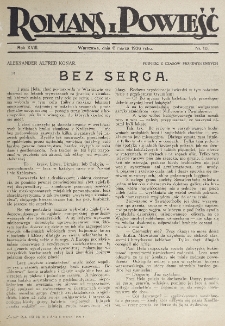 Romans i Powieść. R. 18, nr 10 (6 marca 1926)