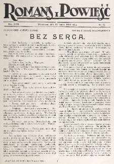 Romans i Powieść. R. 18, nr 12 (20 marca 1926)