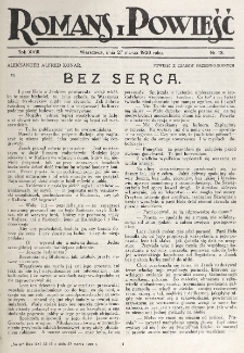 Romans i Powieść. R. 18, nr 13 (27 marca 1926)