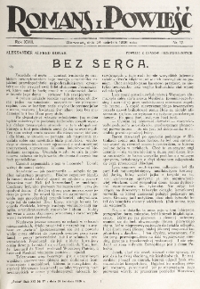 Romans i Powieść. R. 18, nr 17 (24 kwietnia 1926)