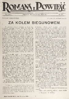 Romans i Powieść. R. 18, nr 24 (12 czerwca 1926)