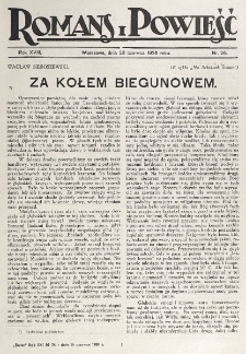 Romans i Powieść. R. 18, nr 26 (26 czerwca 1926)