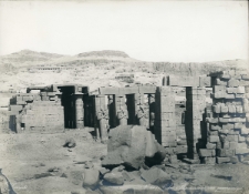 Thebes. Ramesseon vue panoramique