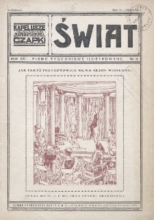 Świat : pismo tygodniowe ilustrowane poświęcone życiu społecznemu, literaturze i sztuce. R. 20 (1925), nr 9 (28 lutego)