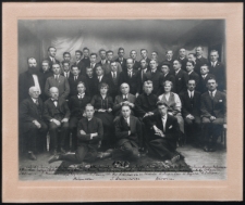 [Portret nauczycieli i maturzyst&oacute;w Szkoły Lubelskiej z 1929 roku]