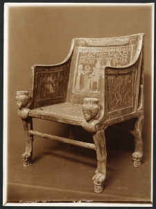 Fauteuil, trouvi dans le tombeau de Iouiya et Touiyou