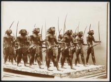 Soldats n&egrave;gres (bois peint), tombeau de Siout (de Emsah)