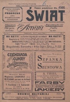 Świat : pismo tygodniowe ilustrowane poświęcone życiu społecznemu, literaturze i sztuce. R. 18 (1923), nr 22 (2 czerwca)