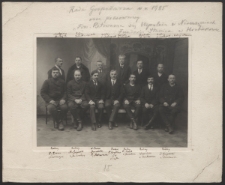 Rada Gospodarcza w r. 1925 oraz pracownicy "Tow. Ratowania się Wsp&oacute;lnie w Nieszczęściach" Fundacji Staszica w Hrubieszowie