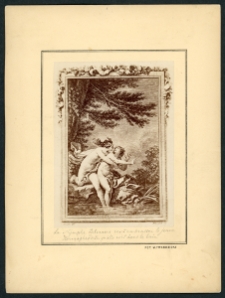 La Nymphe Salmacis veut embrasser le jeune Hermaphrodita qu'elle voit dans le bain
