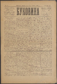 Bukovina. R. 20, č. 119 (1904)