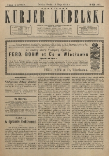 Codzienny Kurjer Lubelski. 1914, nr 108 (213)