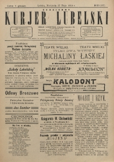 Codzienny Kurjer Lubelski. 1914, nr 112 (217)