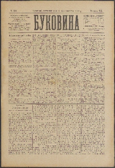 Bukovina. R. 20, č. 123 (1904)
