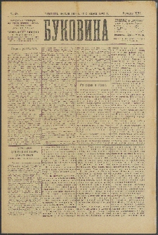 Bukovina. R. 21, č. 28 (1905)