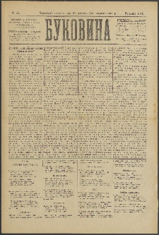 Bukovina. R. 21, č. 25 (1905)