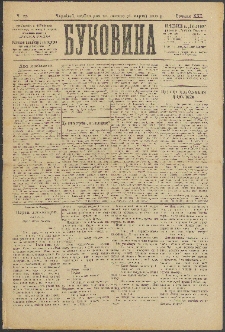 Bukovina. R. 21, č. 22 (1905)