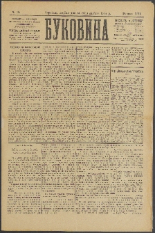 Bukovina. R. 21, č. 19 (1905)
