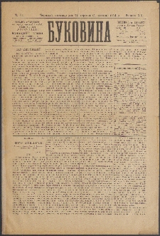 Bukovina. R. 20, č. 114 (1904)