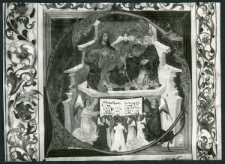 [Miniatura - inicjał S[anctus], Graduał Jana Olbrachta]