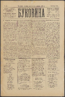 Bukovina. R. 21, č. 31 (1905)