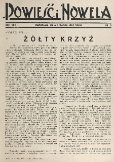 Powieść i Nowela. R. 22, nr 9 (1 marca 1930)