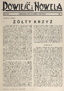 Powieść i Nowela. R. 22, nr 11 (15 marca 1930)