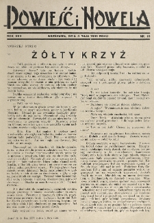 Powieść i Nowela. R. 22, nr 18 (3 maja 1930)