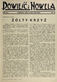 Powieść i Nowela. R. 22, nr 28 (12 lipca 1930)