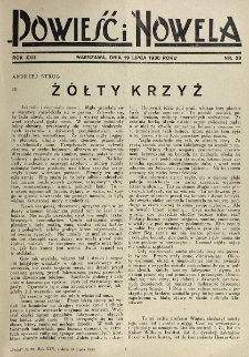 Powieść i Nowela. R. 22, nr 29 (19 lipca 1930)
