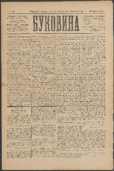 Bukovina. R. 21, č. 49 (1905)