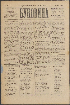 Bukovina. R. 21, č. 51 (1905)