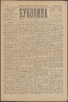 Bukovina. R. 21, č. 68 (1905)