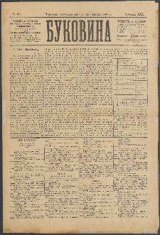 Bukovina. R. 21, č. 80 (1905)