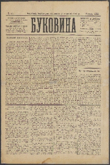 Bukovina. R. 21, č. 87 (1905)