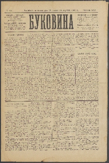 Bukovina. R. 21, č. 89 (1905)