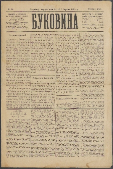 Bukovina. R. 21, č. 94 (1905)