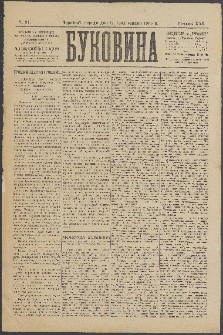 Bukovina. R. 21, č. 97 (1905)