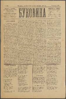Bukovina. R. 21, č. 108 (1905)