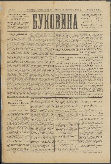 Bukovina. R. 21, č. 111 (1905)