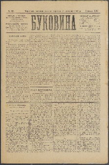 Bukovina. R. 21, č. 113 (1905)