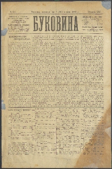 Bukovina. R. 21, č. 119 (1905)