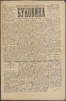 Bukovina. R. 21, č. 96 (1905)