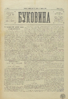 Bukovina. R. 11, č. 80 (1895).