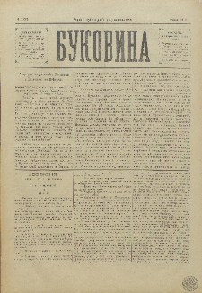 Bukovina. R. 11, č. 101 (1895).