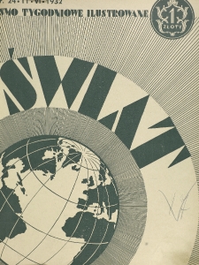 Świat : pismo tygodniowe ilustrowane poświęcone życiu społecznemu, literaturze i sztuce. R. 27, nr 23 (11 czerwca 1932)