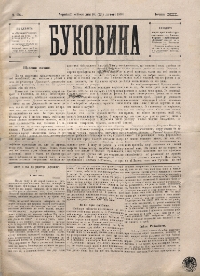 Bukovina. R. 12, č. 31 (1896).