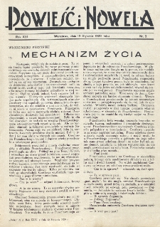 Powieść i Nowela. R. 21, nr 2 (12 stycznia 1929)