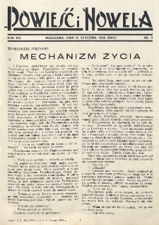 Powieść i Nowela. R. 21, nr 3 (19 stycznia 1929)